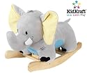 KidKraft Elephant Plush Musical Rocker