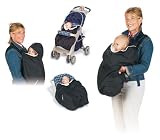 Snuggle Cover All-Weather Carrier Cover (Black) 