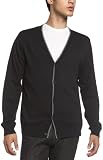 Alex Stevens Mens Button Front Cardigan With Tipping