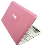 MSI U135 DXシリーズ NETBOOK 10インチワイド液晶 ピンク U135N4-DXPKの画像