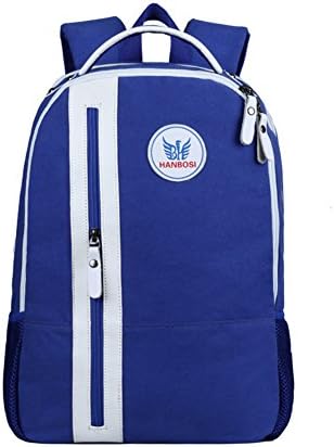 Yuanse® Retro Spell Color Canvas Backpack Bag Leather Shoulder Bag Hbs-8012