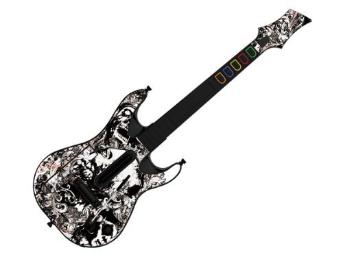 Decorative Skin fits Guitar Hero 5 for Wii (GUITAR NOT INCLUDED), Item No.GTW0996-8