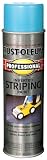 Rust-Oleum 2526838 Professional Stripe Inverted Striping Spray Paint, Blue, 18-Ounce