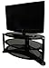 Icon Aero 4250 - Premium Glass Stand For LCD & Plasma TV Up to 50" - High Gloss Black