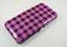 WOMEN FLAT OPERA WALLET CLUTCH BY DESIGNSK (Plaid 