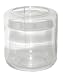 Flower Market Clear Glass Wide Vase