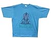 T Shirt Yoga Tees Dodger Blue Shiva Printed Tee-shirt Large