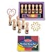 Happy Handles Deluxe Stamp Set and Large Rainbow Stamp Pad by Melissa and Doug