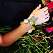 Knit Me Tie Me Bracelet Maize (Femme Frivolity)