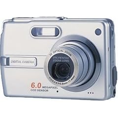 Digital-Kamera EASYPIX VX 6330 6 Megapixel, CCD-Sensor, 3TFT