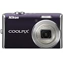 Nikon Coolpix S620 12.2MP Digital Camera with 4x Optical Vibration Reduction (VR) Zoom and 2.7 inch LCD (Noble Purple)