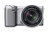 Sony NEX-5RK S 16.1 MP Compact Interchangeable Lens Digital Camera with 18-55mm Lens and 3-Inch LCD (Silver)