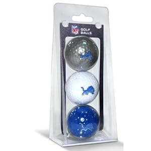 NFL Detroit Lions 3-Pack Golf Balls