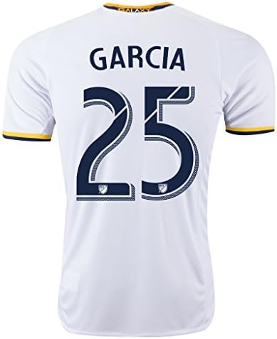 White #25 GARCIA Home Soccer Jersey Men's 2016 (M)