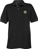 Boston Bruins Black Classic Pique Stainguard Polo Shirt