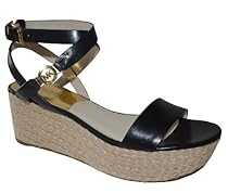 Hot Sale MICHAEL Michael Kors Women's Jalita Charm Sandal Shoe (Black, 9.5)