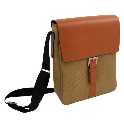 Bey Berk Leather Messenger bag - Saddle Brown