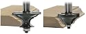MLCS Wainscoting Router Bit Set Classical Profile
