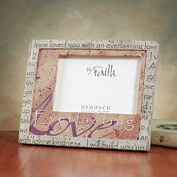 Love Everlasting "Loving Kindness" Photo Frame By Faith Collection ~ Stone Resin High Quality Picture Frame