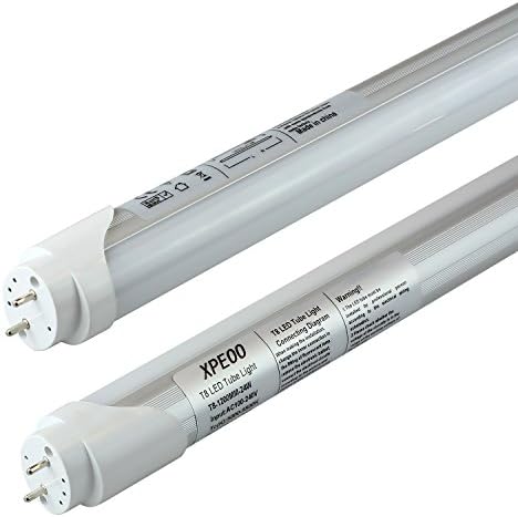 Xpeoo® Super Bright T8 T10 24w 28w LED Light 50-70w Fluorescent Tube Replacement Natural White, Smd, Ul (24w Daylight White)