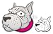 Wallmonkeys Peel and Stick Wall Decals - Dog - Removable Graphic