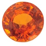 Spessartite Garnet 6.50 MM Round Portugese cut: 2.45 Carats