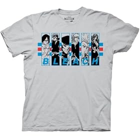Bleach 5 Characters Officially Licensed T-Shirt (Large L)