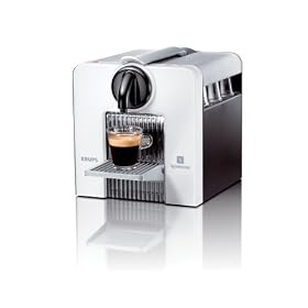 Krups Nespresso Le Cube Automatic Coffee Maker, White, 1 Litre