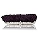 kingluck Silk Cocktail Evening Handbags/Clutches in Gorgeous Silk More Colors Availabl (purple)