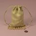 Medicine Bags: Faux Suede (Tan)