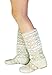 BABOOTS Women's Summer Beige Crochet Boots