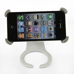 IMAGE rotation bracket stand fpr iPhone 4 Stand - Desktop Multi-View 360 Degree Rotation Holder Dock Stand
