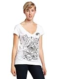 55DSL Junior's Timeless T-Shirt,White,Medium