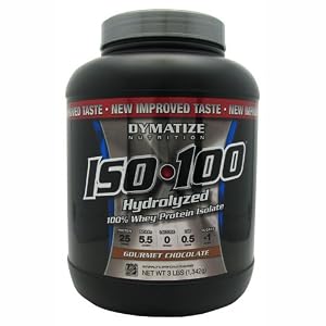 Dymatize Iso100 Hydrolyzed 100% Whey Protein Isolate Gourmet Chocolate -- 5 lbs