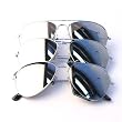 UB Silver Frame / Mirror Lens Aviator 3-Pack