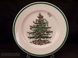 Spode Christmas Tree Dinner Plates England