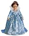 Elizabethan Ball Outfit ~ Includes Blue Gown with Pearls & Sapphires, Matching Shoes and Pearls Hair Decoration ~ made for 18