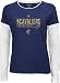Cleveland Cavaliers -Women's- Navy Chest Pass Long Sleeve Layered Tissue Tee