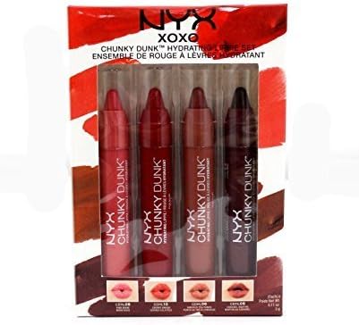 Nyx Cosmetics 2014 Limited Xoxo - 4pcs Chunky Dunk Lippie Set by N/A