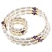 Freshwaster Pearl Bracelet - Amethyst - Flexible, title=