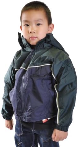 Kid's Fleece Lined, Waterproof Jacket with Removable Hood
