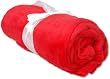 Plush Fleece Blankets - By Threadart - Red