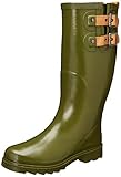 Chooka Women's Top Solid Rain Boot, Olive Drab, 7 M US