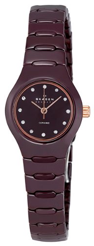 Skagen Women's 816XSDXC1 Ceramic Brown Ceramic Watch