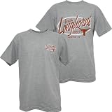 Men's Texas Longhorns Sticker SS Tee by TL Sportswear (Grey-Rust)