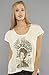 Purchase Cheap Junkfood Clothing The Jimi Hendrix Solid Shortsleeved Jetsetter Tee,T-shirts for Women Shopping