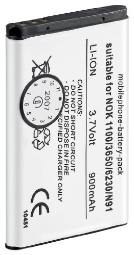 1aTTack  Ersatzakku f&uuml;r Nokia 1100/6230 900 mAh