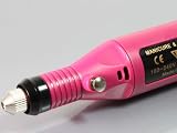 USpicy Electric Pen-Shape Nail Drill with 1 AC adapter and 6 pcs Bit Acrylic UV GEL