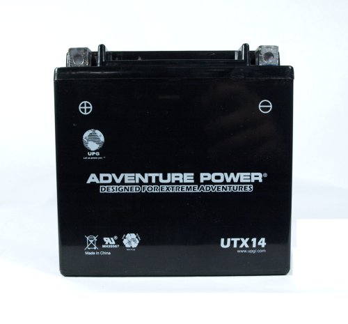 UPG UTX14 Adventure Power Power Sport AGM Series Sealed AGM Battery