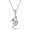 10k White Gold Diamond Guardian Angel Pendant (1/10 cttw, I-J Color, I2-I3 Clarity)